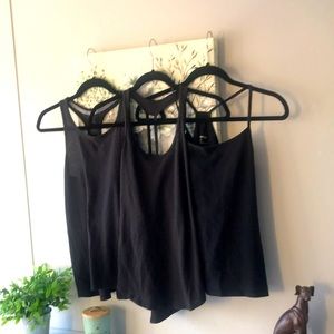 Lot of 3 workout tops Express, Victoria’s Secret & SO